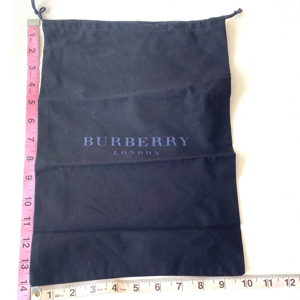 Authentic Burberry Navy Blue Drawstring Dust Bag,… - image 4